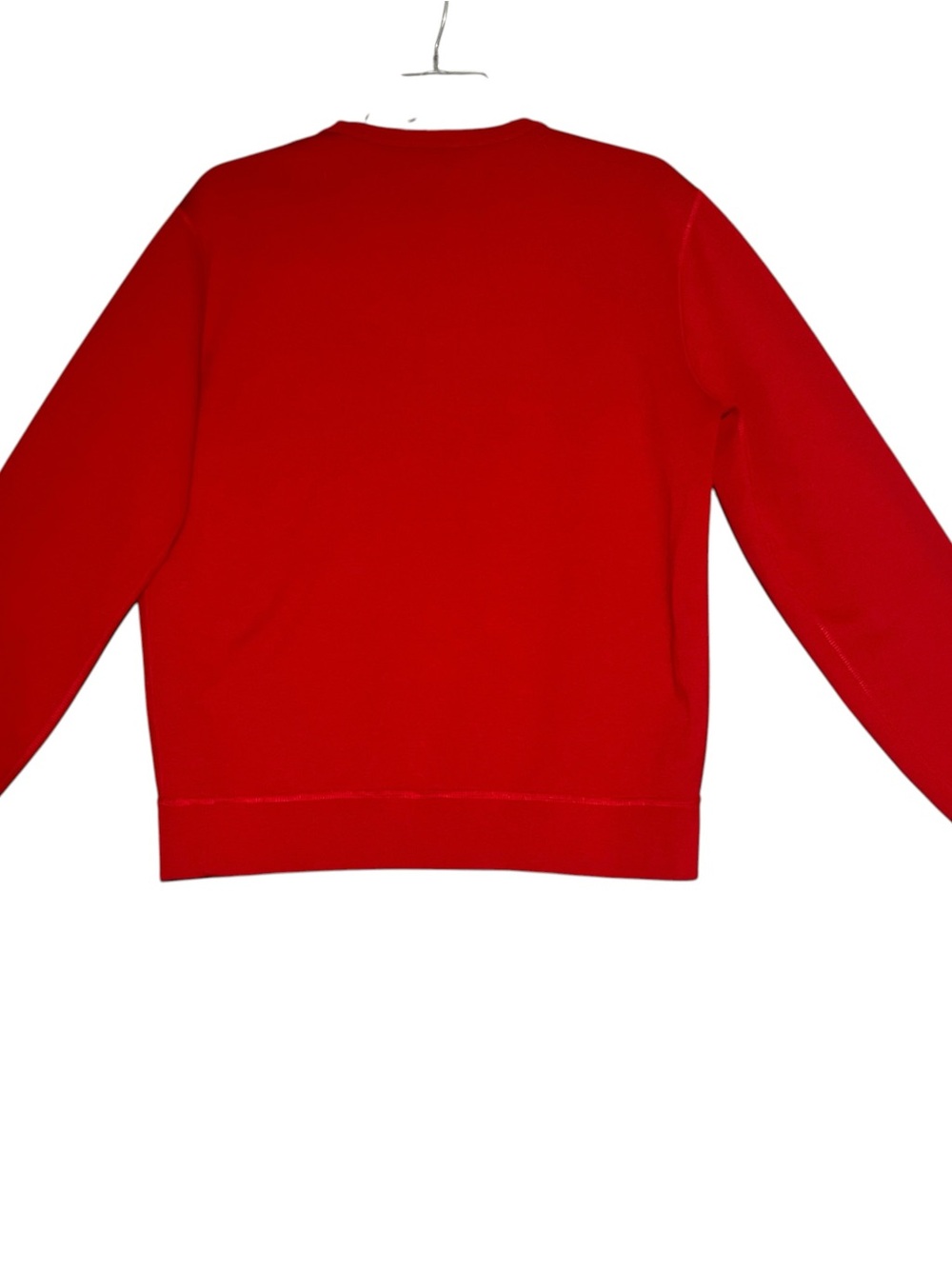 POLO RALPH LAUREN Womens Red Sweatshirt Big Textured Pony Logo Crewneck Medium - Picture 3 of 13
